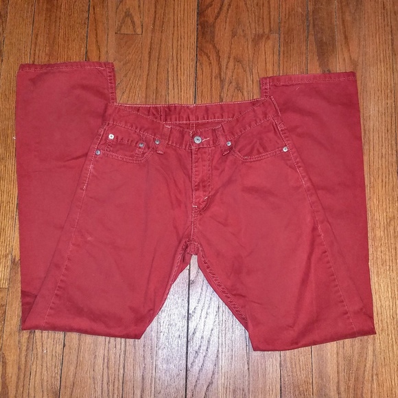 Levi's Other - Red Levi's 514 Jeans